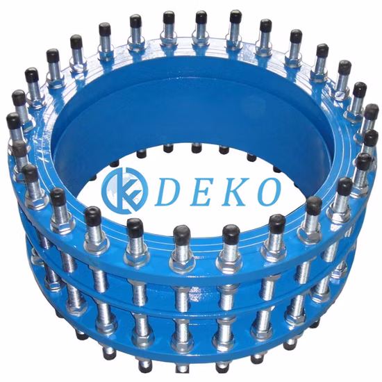Échantillon de personnalisation OEM FR545/FR598 Raccords de tuyaux en fonte ductile Connecteur de démontage d'expansion en acier à bride